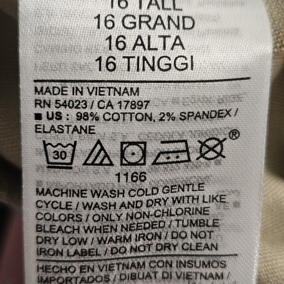 OLD NAVY UNIFORM BOOT CUT STRETCH PANTS WOMEN'S SIZE 16 TALL - Picture 6 of 7